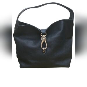 Dooney & Bourke Pebble Grain Logo Lock shoulder bag.